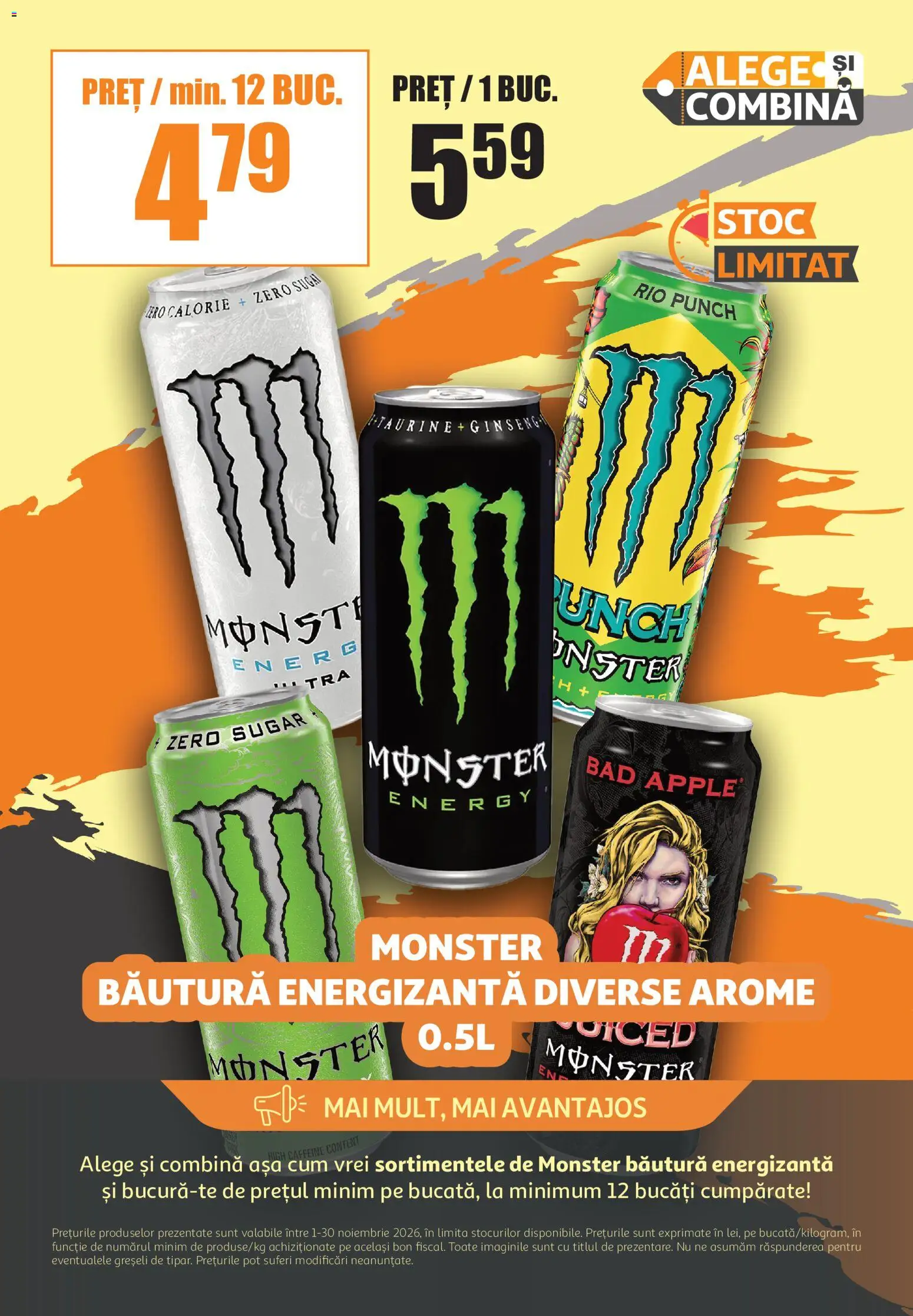 Noul catalog ATAC – valabil de la 01.11.2026 | Pagină: 4 | Produse: Zero, Apple, Băutură energizantă
