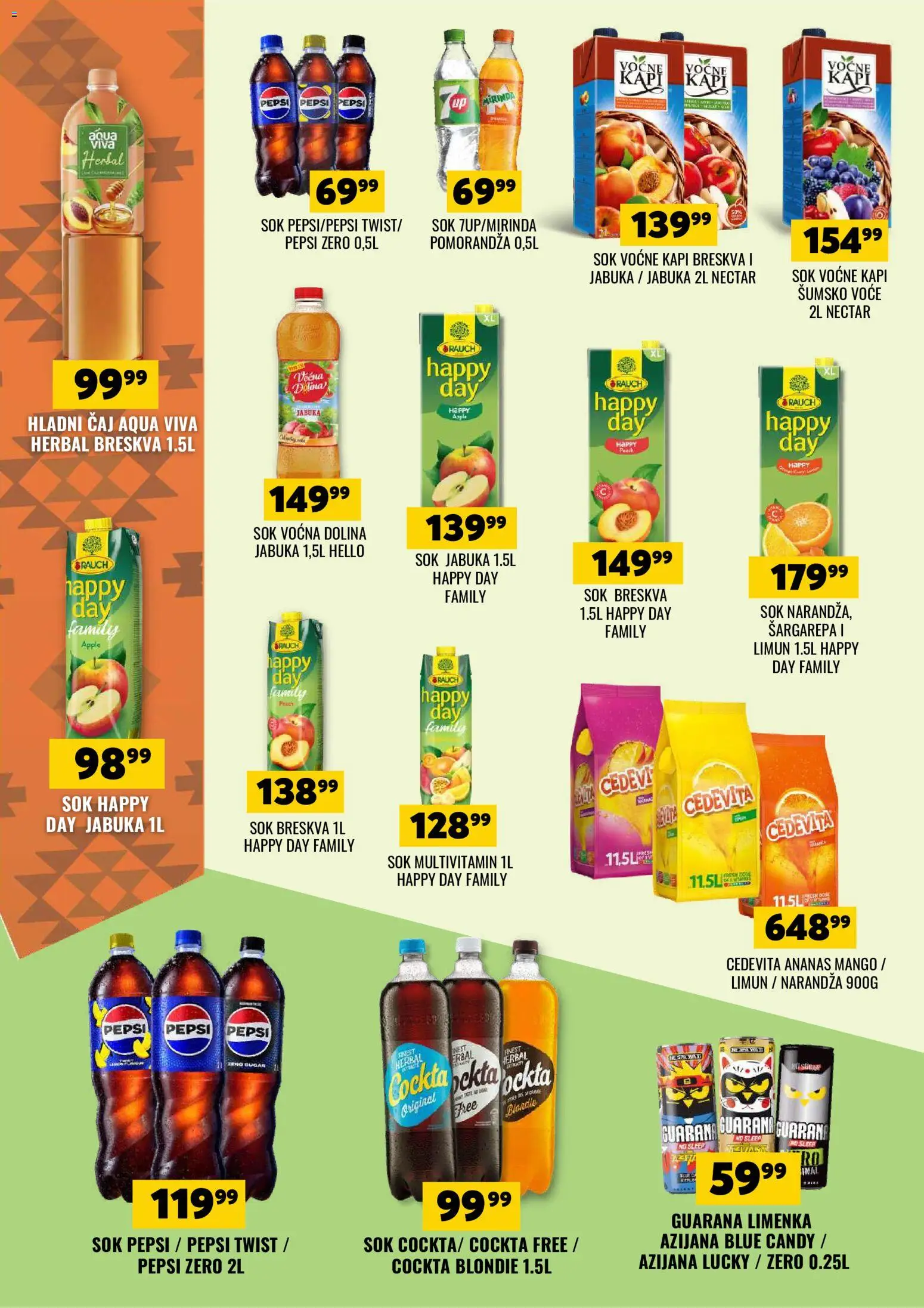 Tekijanka katalog - važi od 29.07.2026 | Strana: 10 | Proizvode: Mango, Sok, Breskva, Pepsi