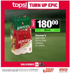 Tops at Spar specials catalogue – valid from 22.04.2026 | Page: 22 | Products: Cider