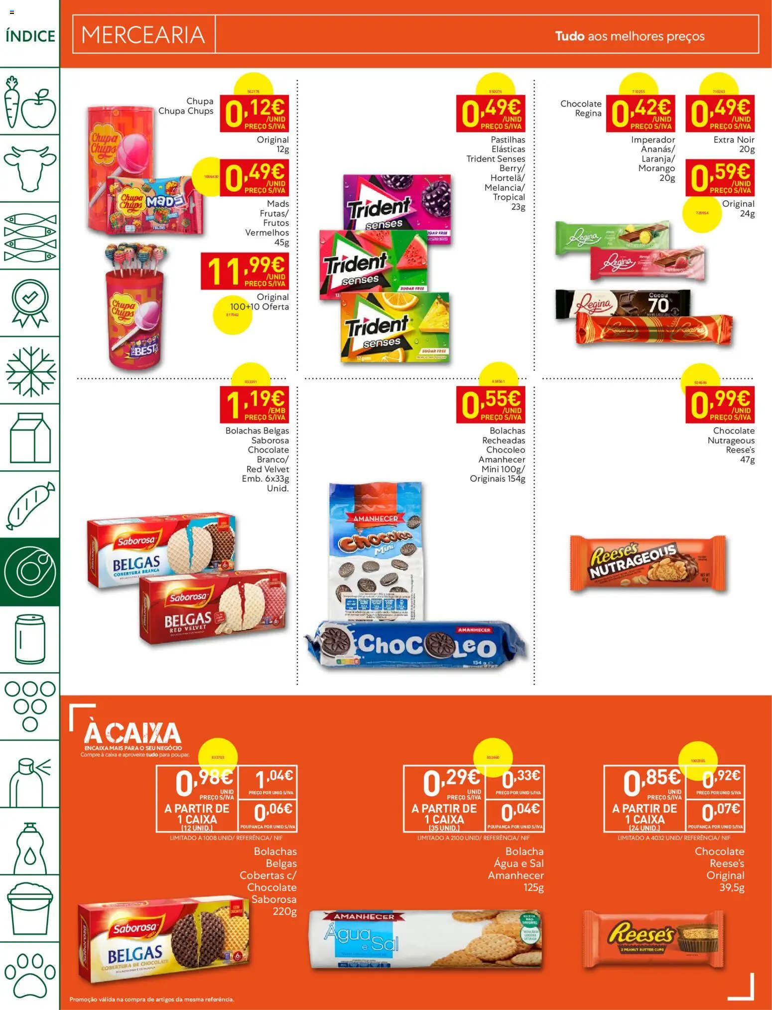 Recheio folheto │ válido de 11/08/2026 | Página: 20 | Produtos: Agua, Mercearia, Cacau, Caixa