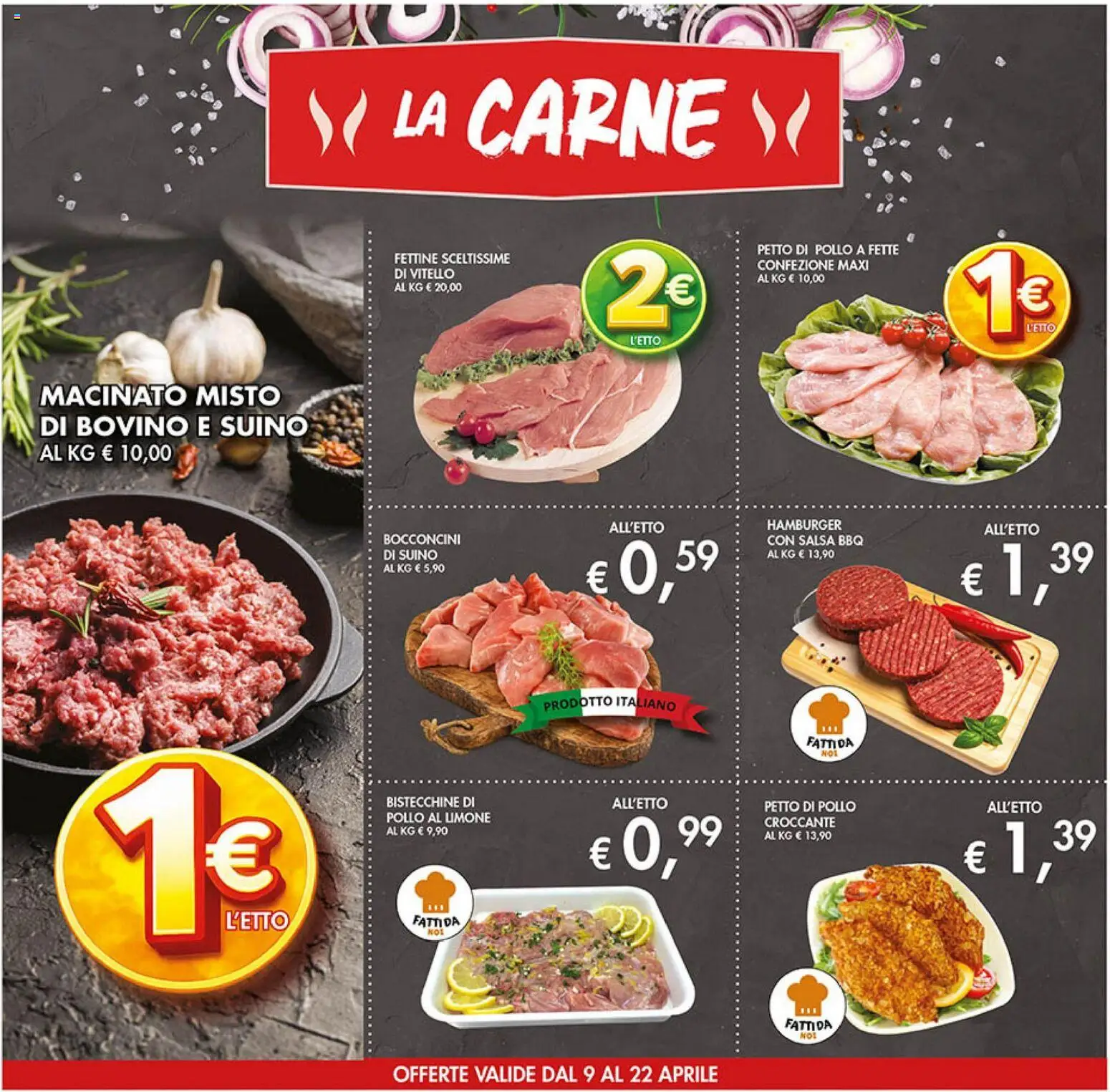 Volantino Coal del 09.04.2026 | Pagina: 12 | Prodotti: Bovino, Salsa, Suino, Macinato