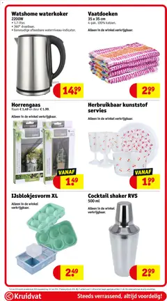 Kruidvat folder week 25 - Voorbeeld van een folder van Kruidvat, geldig van 16.06.2026 | Pagina: 103 | Producten: Servies, Kan, Waterkoker