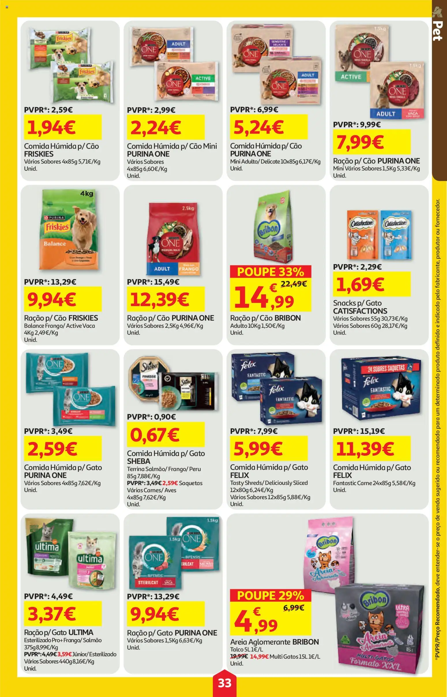 Auchan folheto │ válido de 21.05.2026 | Página: 33 | Produtos: Frango, Peru, Salmão, Carne