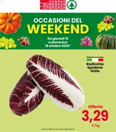 Anteprima del volantino Eurospar volantino Weekend valido a partire dal 15/10/2026