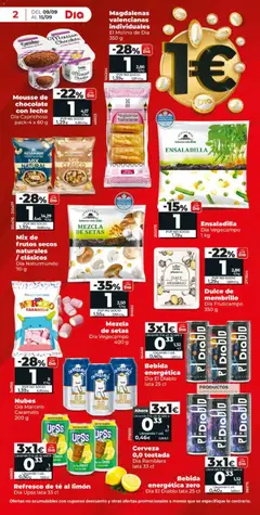 Vista previa Mousse de chocolate con leche, Mousse de chocolate con leche Dia Caprichoso pack-4 x 60 g válido desde el 09/09/2026 | Página: 2