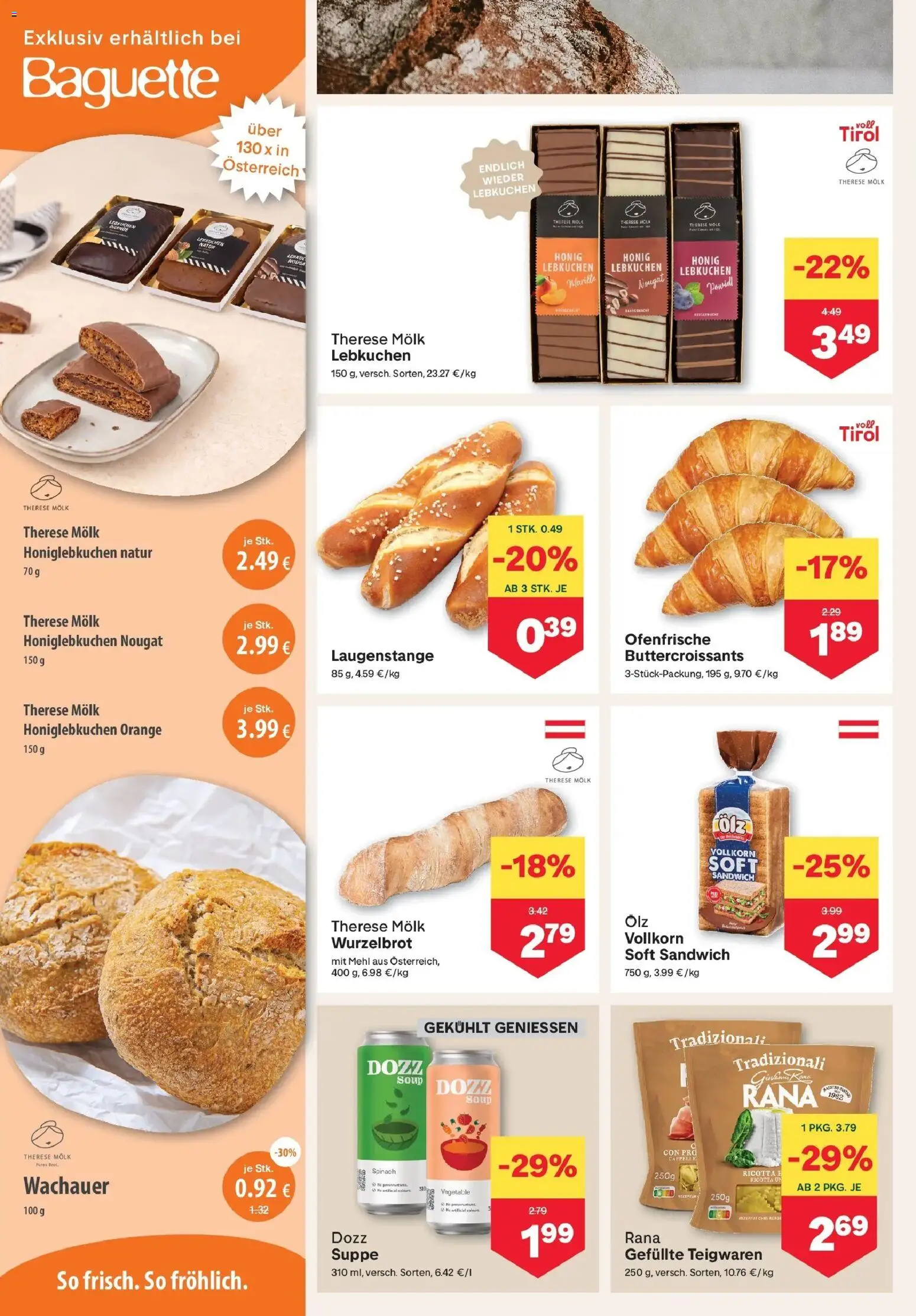 MPREIS Sillian von 24.09.2026 - Aktuelle Angebote | Seite: 4 | Produkte: Baguette, Mehl, Lebkuchen