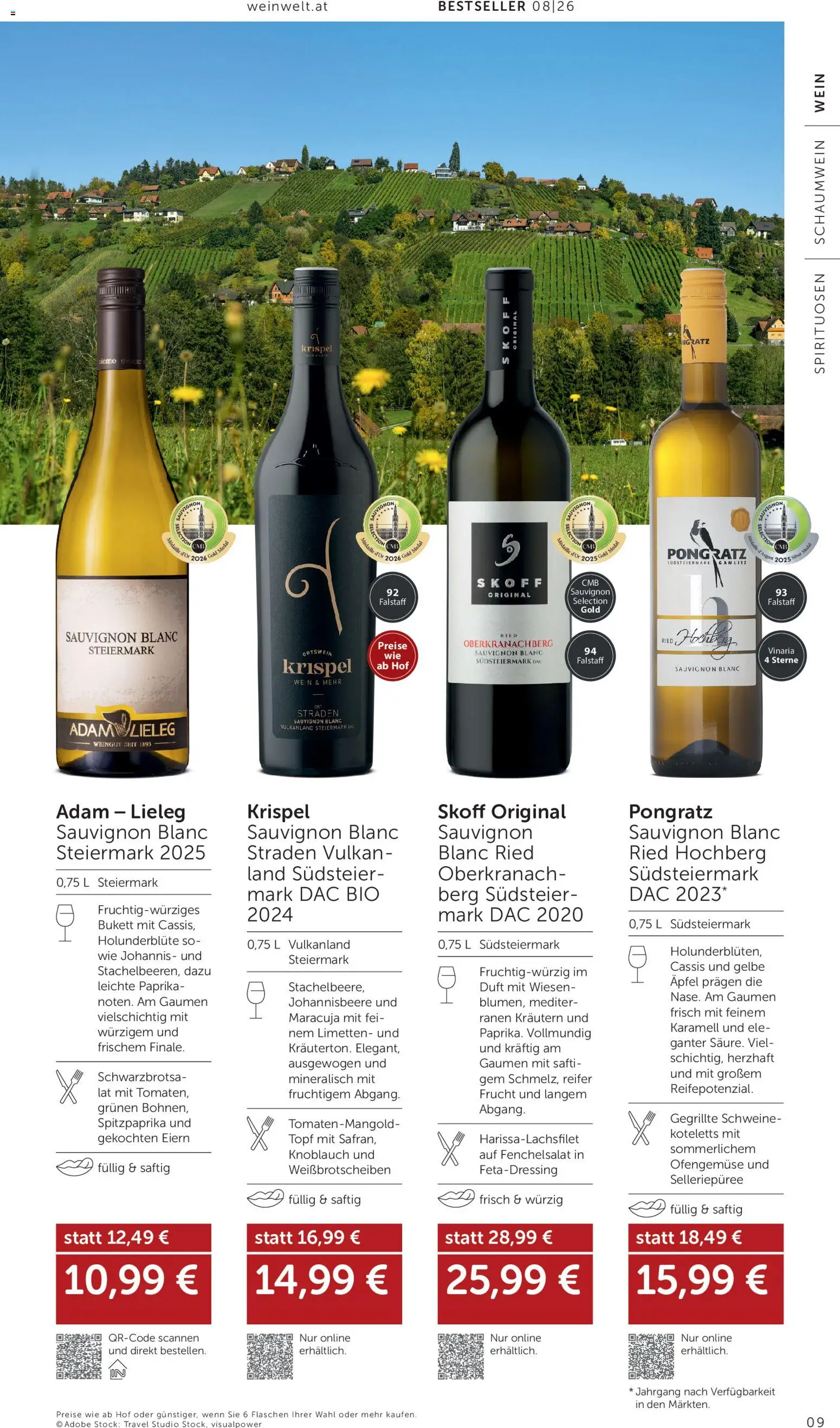 Interspar Wein Welt gültig ab 09.07.2026 | Seite: 9 | Produkte: Knoblauch, Duft, Wein, Äpfel