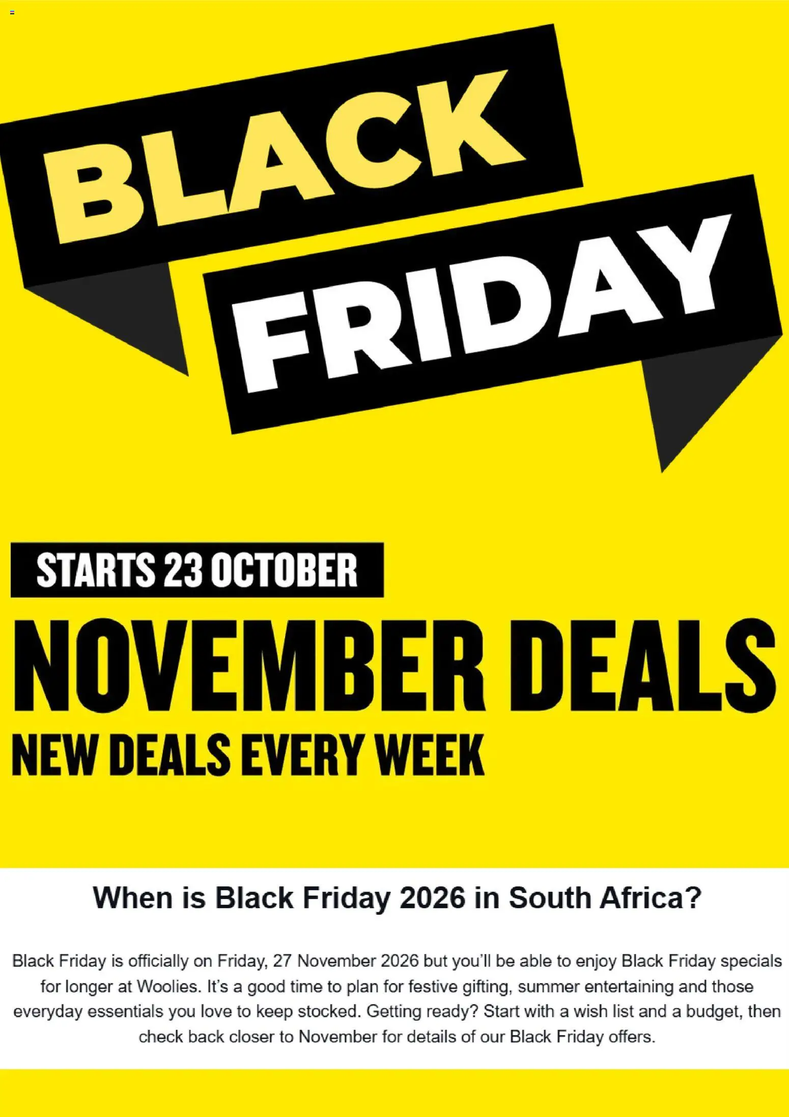 New Woolworths catalogue – valid from 20/10/2026 | Page: 1