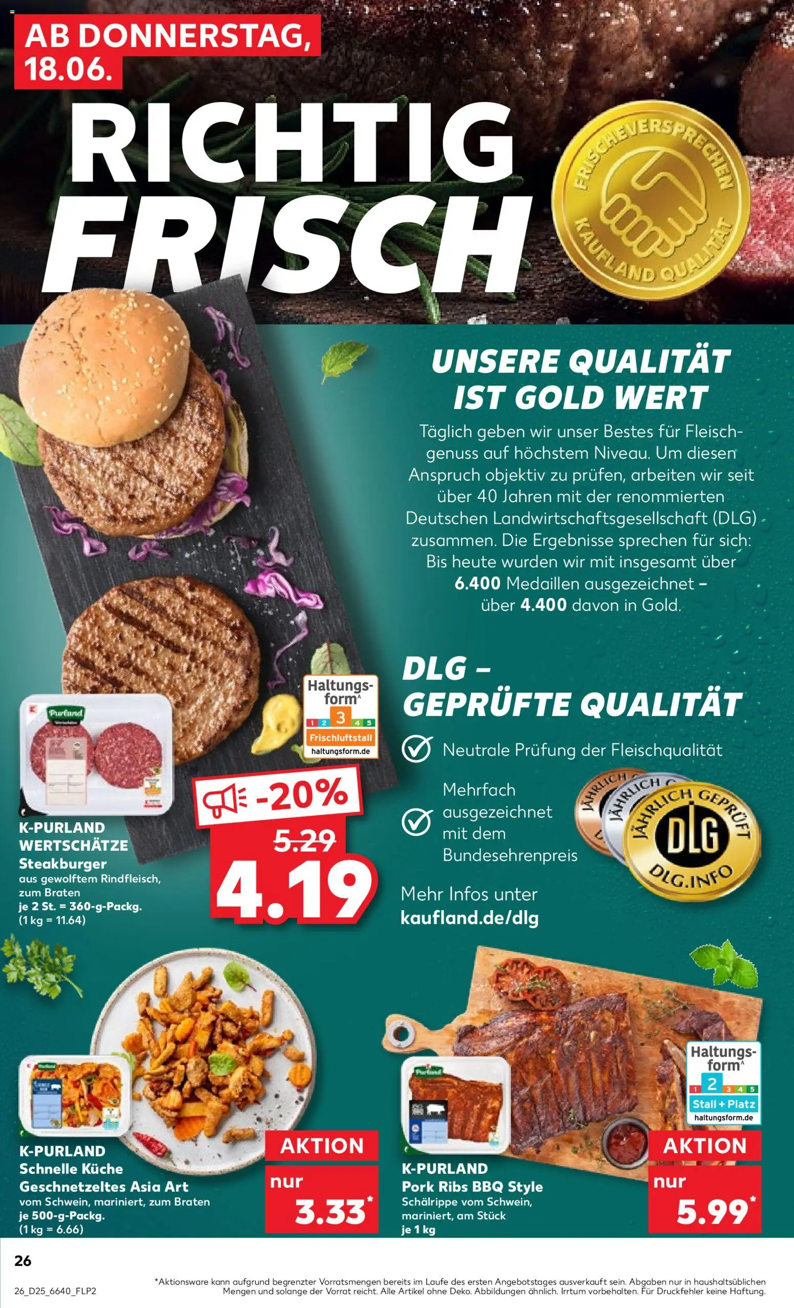Kaufland Německo leták od 18.06.2026 | Strana: 26 | Produkty: Forma