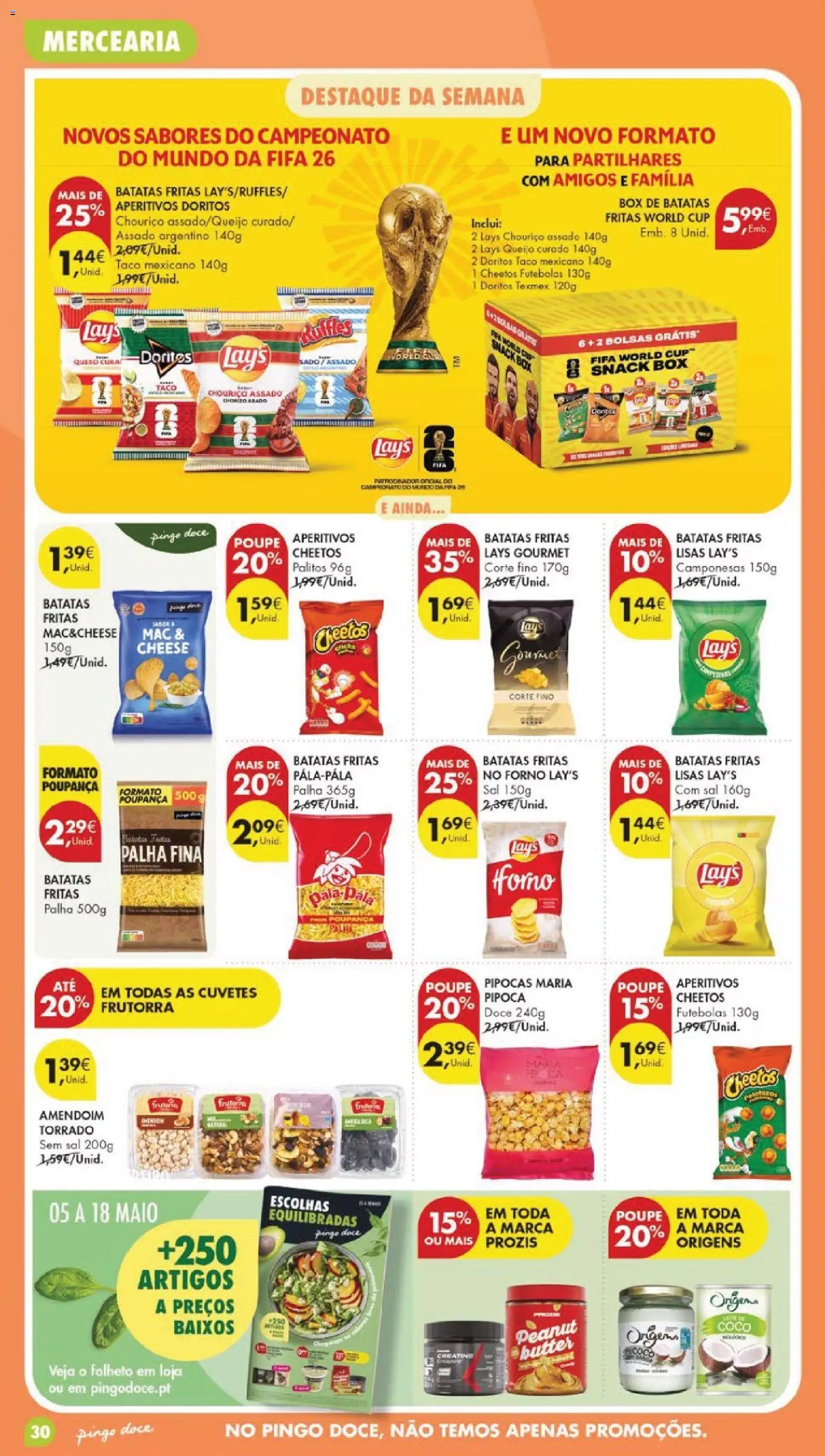 Pingo Doce folheto │ válido de 05.05.2026 | Página: 32 | Produtos: Forno, Sal, Queijo, Batatas fritas