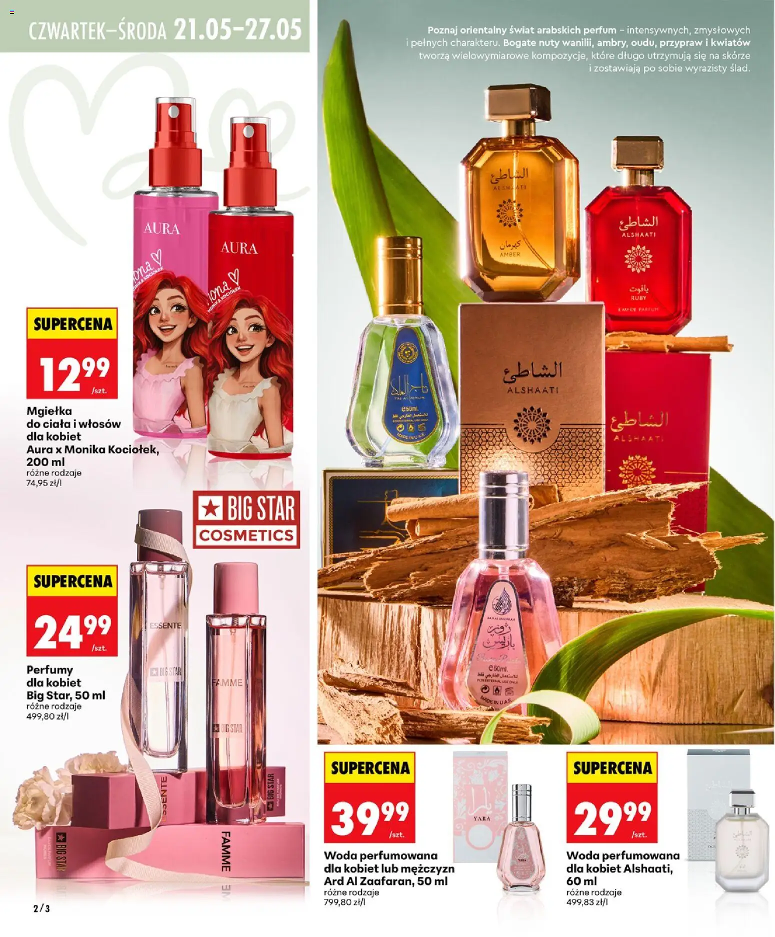 Biedronka gazetka - Mamy piękne strony od 21.05.2026 | Strona: 2 | Produkty: Perfumy, Woda