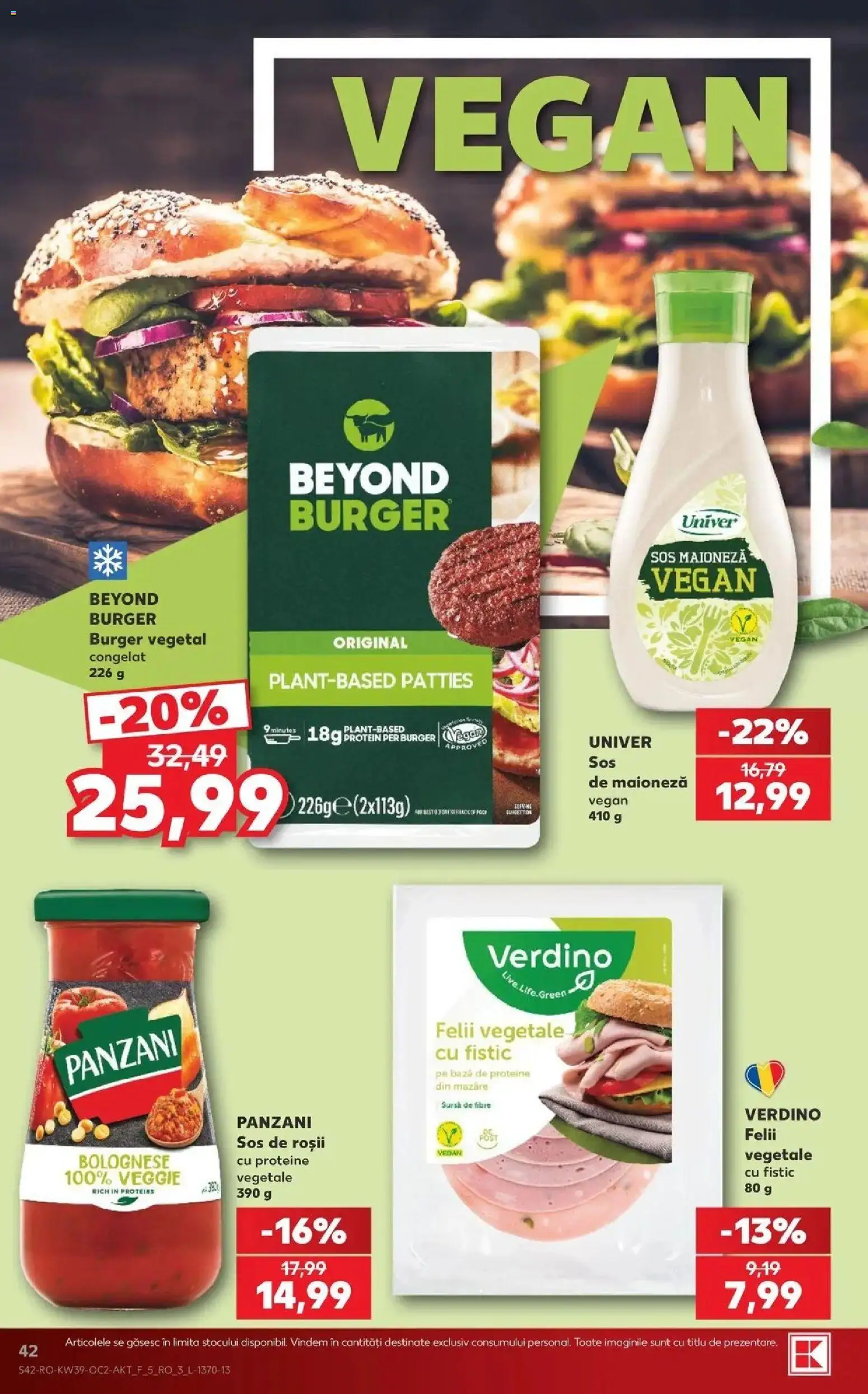 Kaufland Codlea 23.09.2026 - Revista si Oferta | Pagină: 42 | Produse: Sos de roșii, Roșii, Fistic, Sos