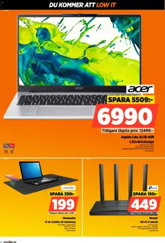 Power erbjudanden - Förhandsvisning av reklamblad från butik Power aktuell från 15.06.2026 | Sida: 12 | Produkter: Router, Wifi, Webbkamera, Musmatta