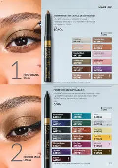 Katalog Avon 10/2026 - Pregled kataloga iz trgovine Avon, vrijedi od 01.10.2026 | Stranica: 23 | Proizvodi: Sjenilo za oči, Olovka za oči