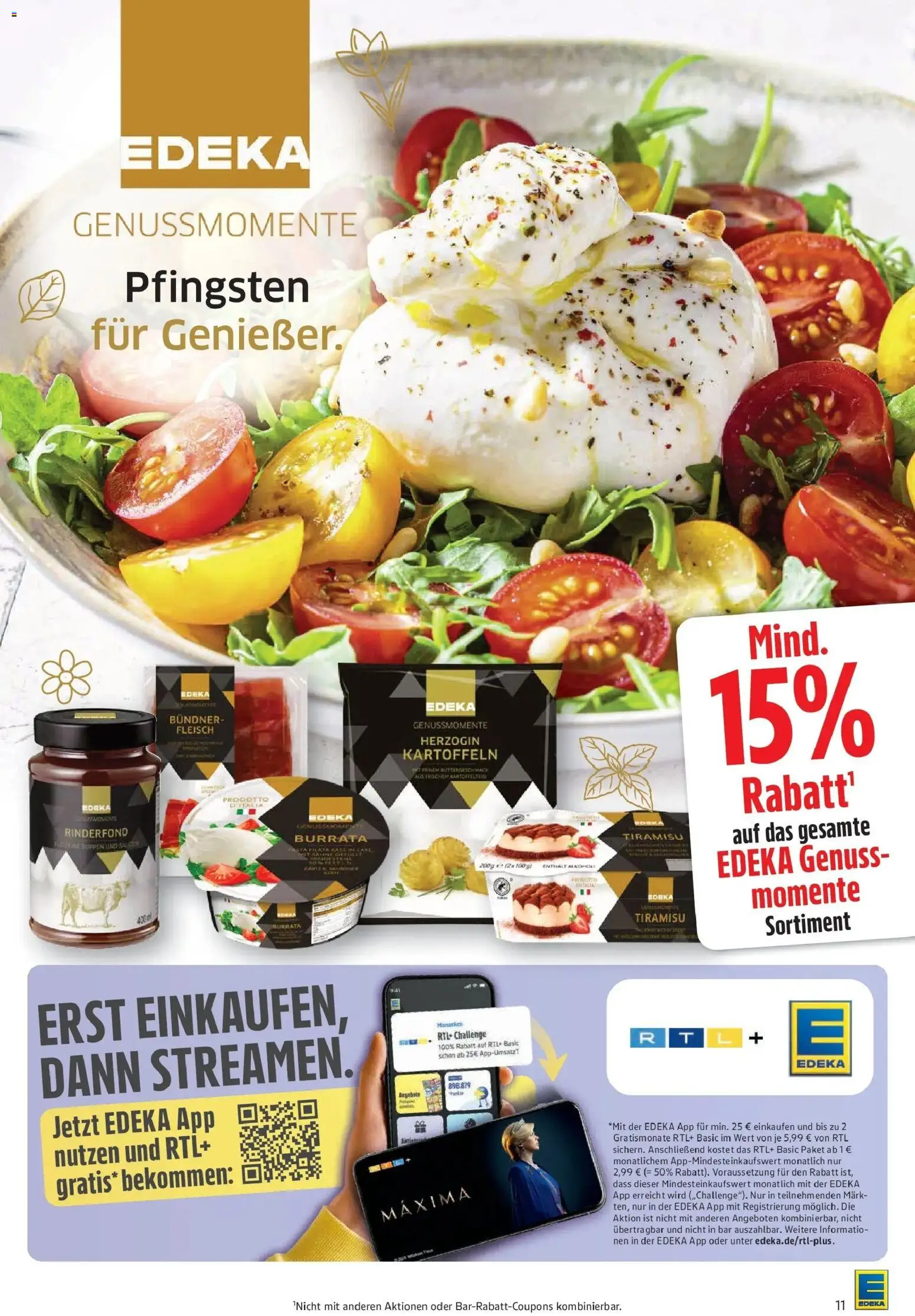 E center Prospekt Göppingen – gültig ab 17.05.2026 | Seite: 17 | Produkte: Burrata, Kartoffeln, Fleisch