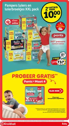 Kruidvat folder week 25 - Voorbeeld van een folder van Kruidvat, geldig van 16.06.2026 | Pagina: 72 | Producten: Kan, Pampers