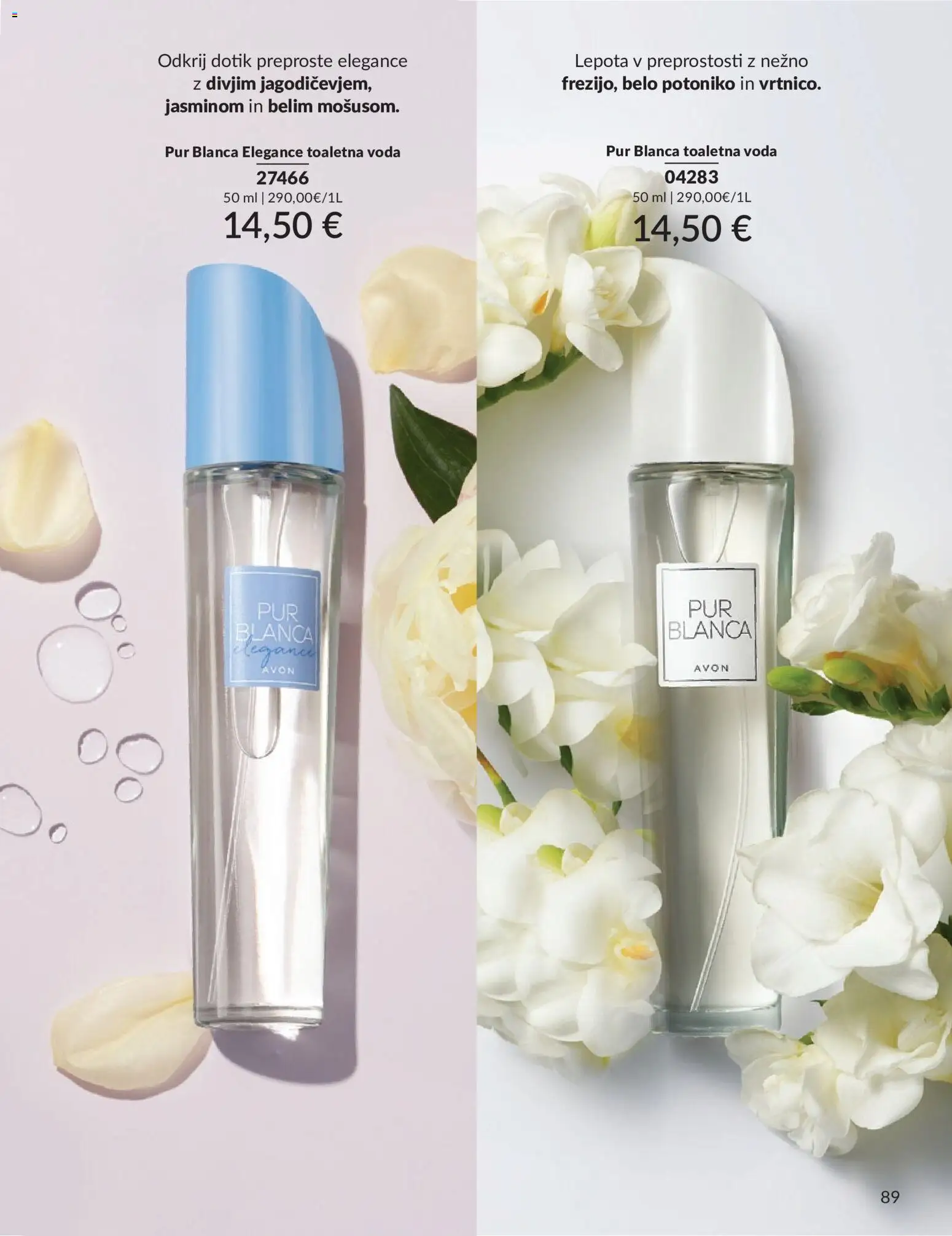 Novi Avon katalog ponudbe – veljaven od 01.05.2026 | Stran: 89 | Izdelki: Voda, Toaletna voda
