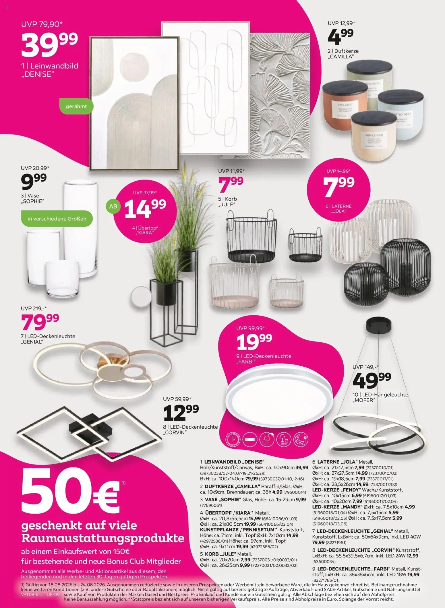 Mömax  Ansfelden von 18.08.2026 - Aktuelle Angebote | Seite: 8 | Produkte: Korb, Vase