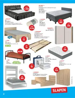Weba folder - Voorbeeld van een folder van Weba, geldig van 29/09/2026 | Pagina: 2 | Producten: Matras, Ladekast, Hoeslaken, Diamant
