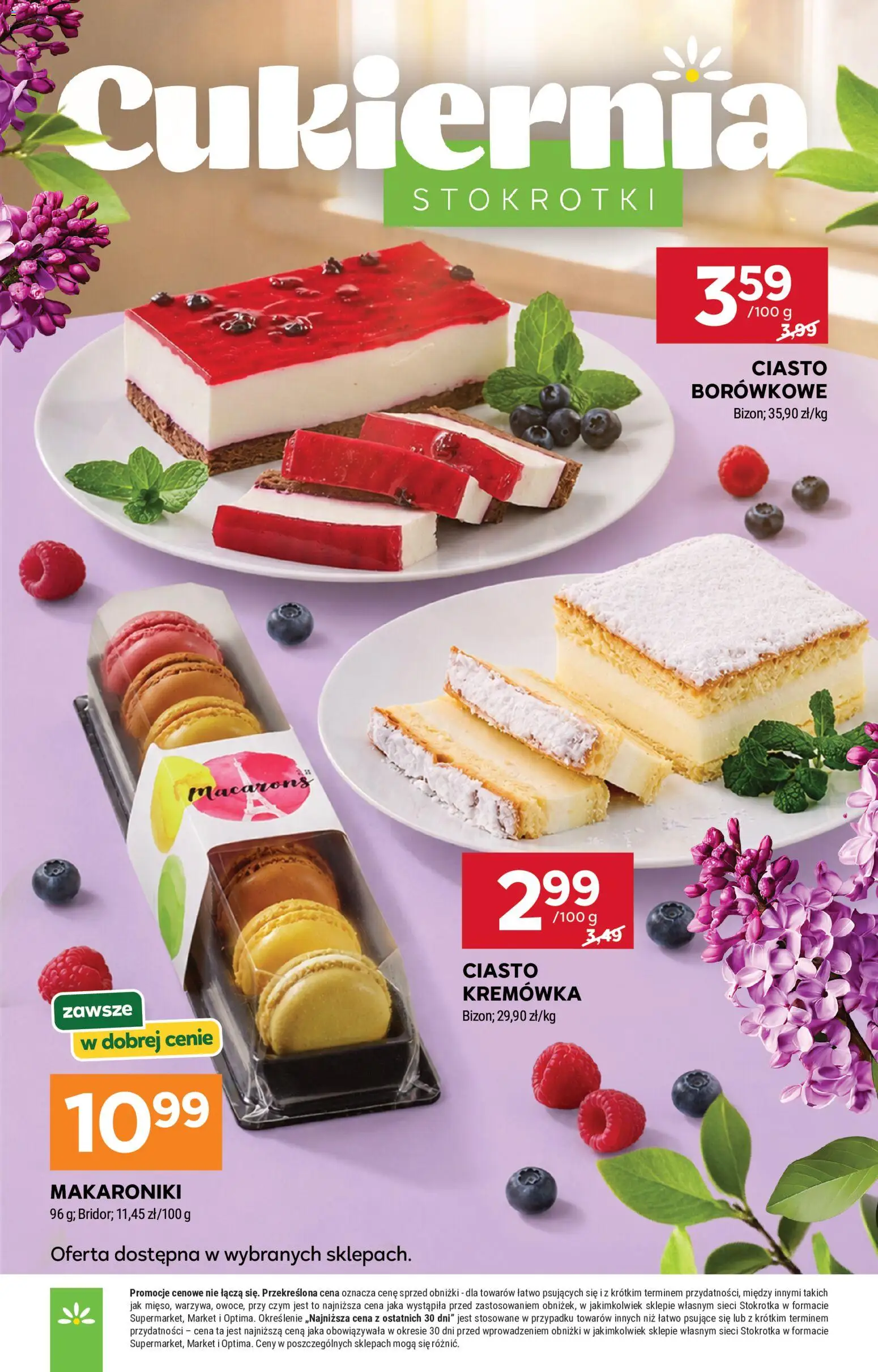 Stokrotka gazetka - Market od 18.06.2026 | Strona: 23 | Produkty: Stokrotka, Ciasto