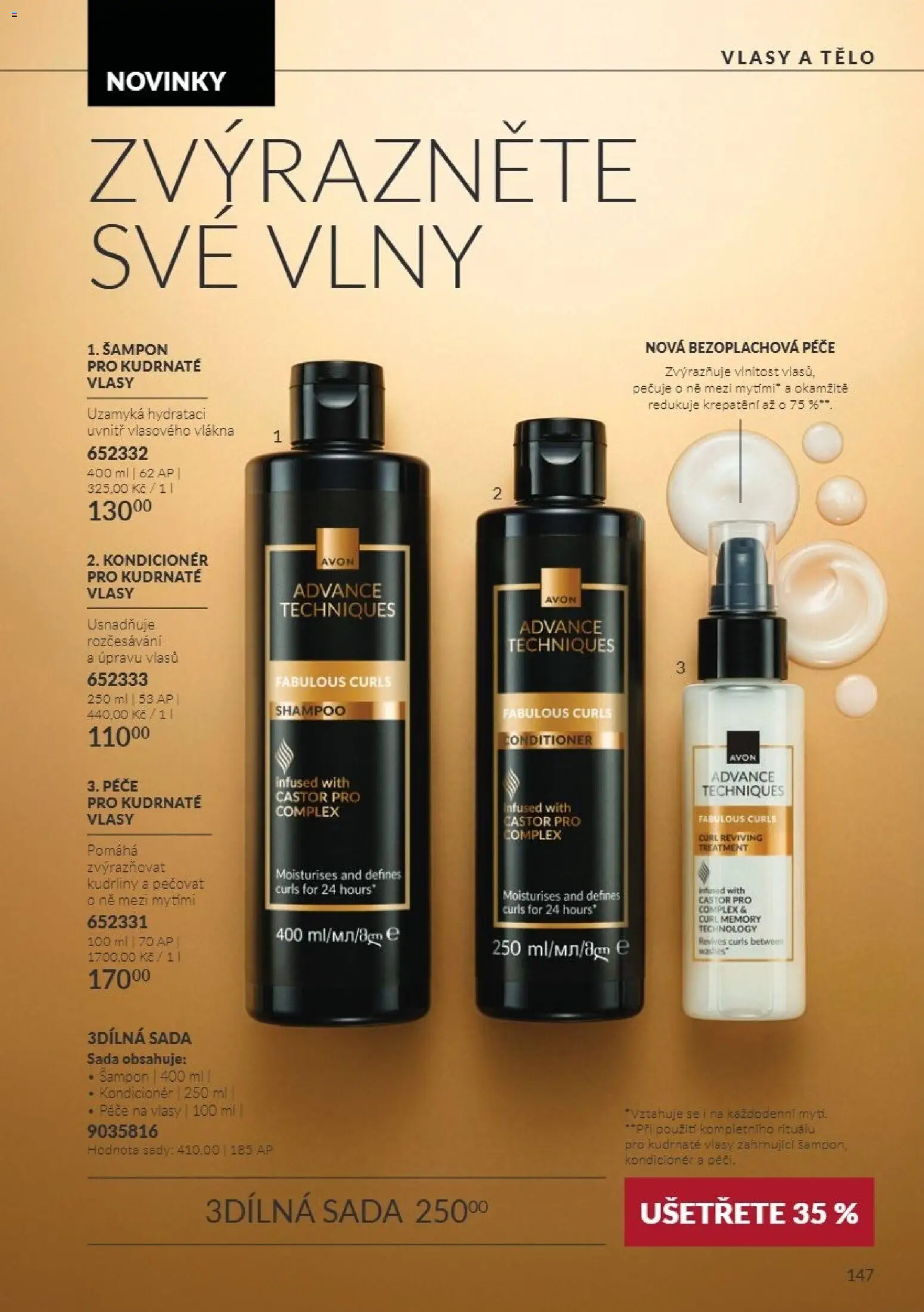 Avon Katalog 10/2026 od 01.10.2026 | Strana: 147 | Produkty: Šampon, Kondicionér