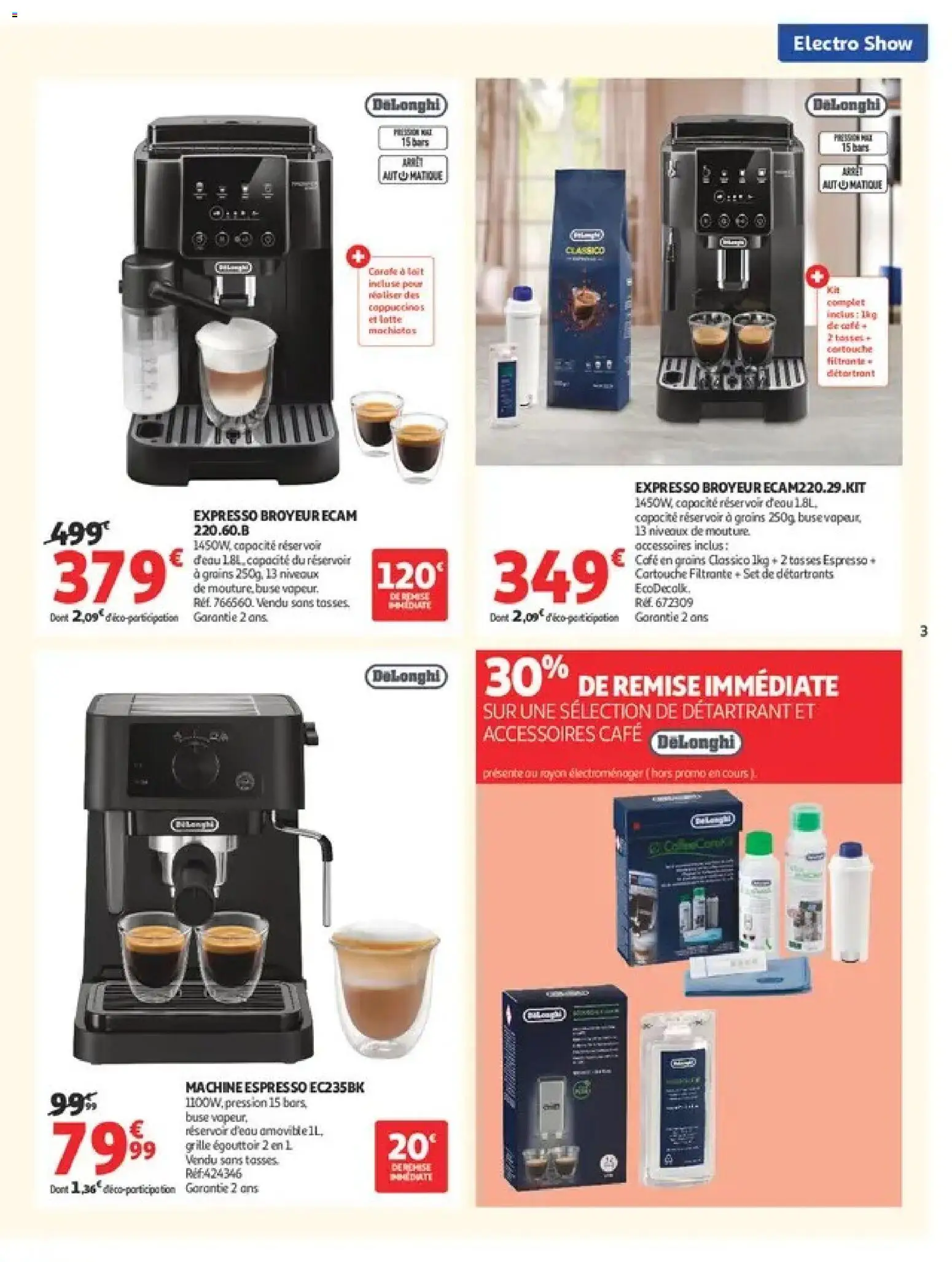 {H1} | Page: 3 | Produits: Broyeur, Café en grains, Café, Cartouche