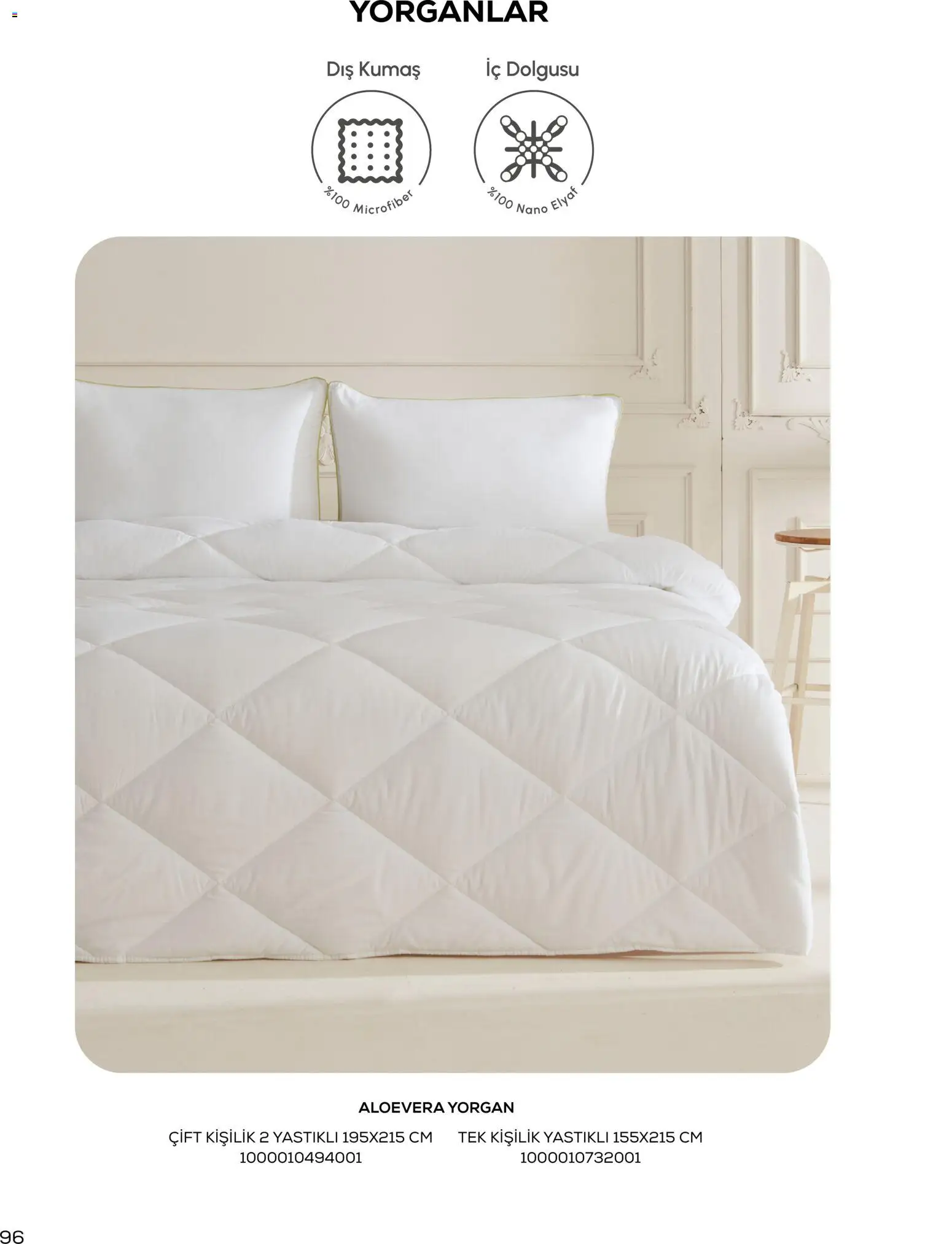 Karaca Home Katalog - 01.03.2026 tarihinden itibaren geçerlidir | Sayfa: 96 | Ürünler: Yorgan