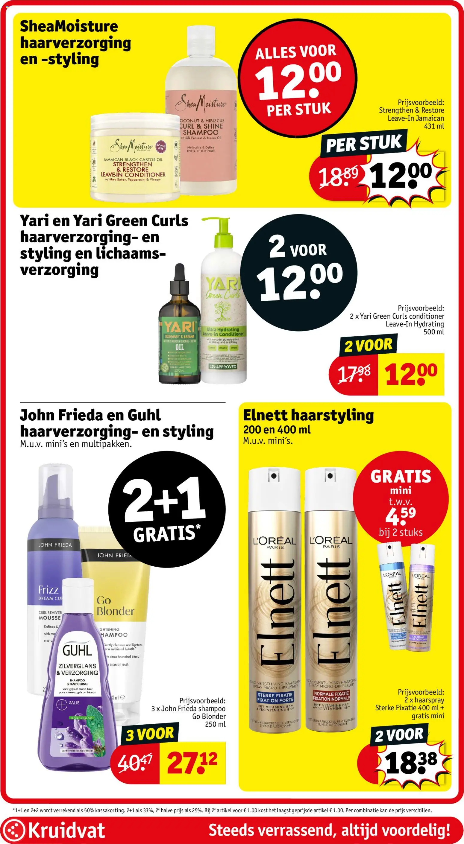 {H1} | Pagina: 49 | Producten: Haarstyling, Conditioner, Haarspray, Kan
