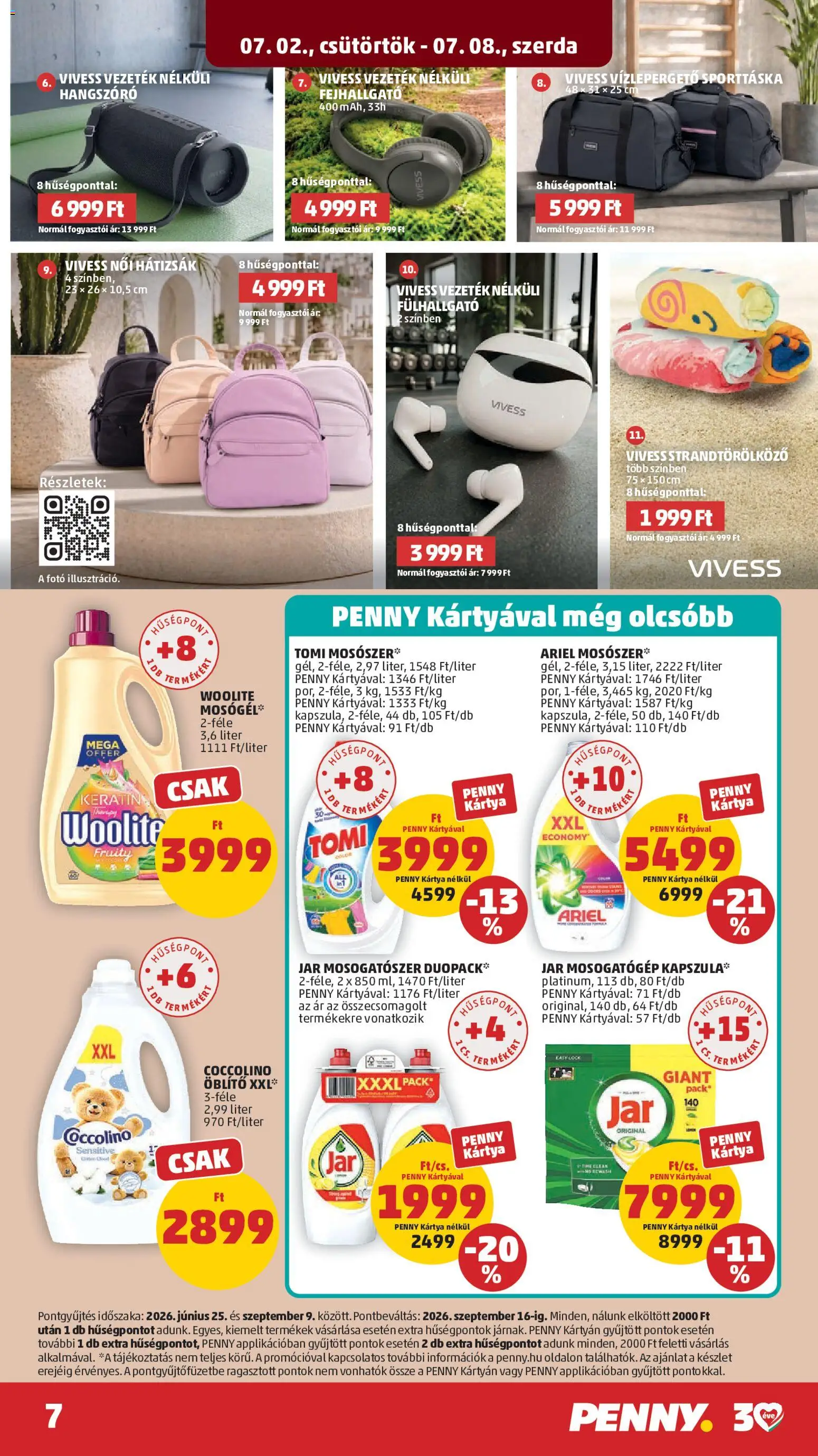 PENNY akciós ujság - amely érvényes a következő dátumtól: 2026.07.02. | Oldal: 9