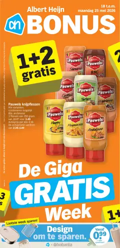 Albert Heijn Folder week / de la semaine 21 - Voorbeeld van een folder van Albert Heijn, geldig van 18.05.2026