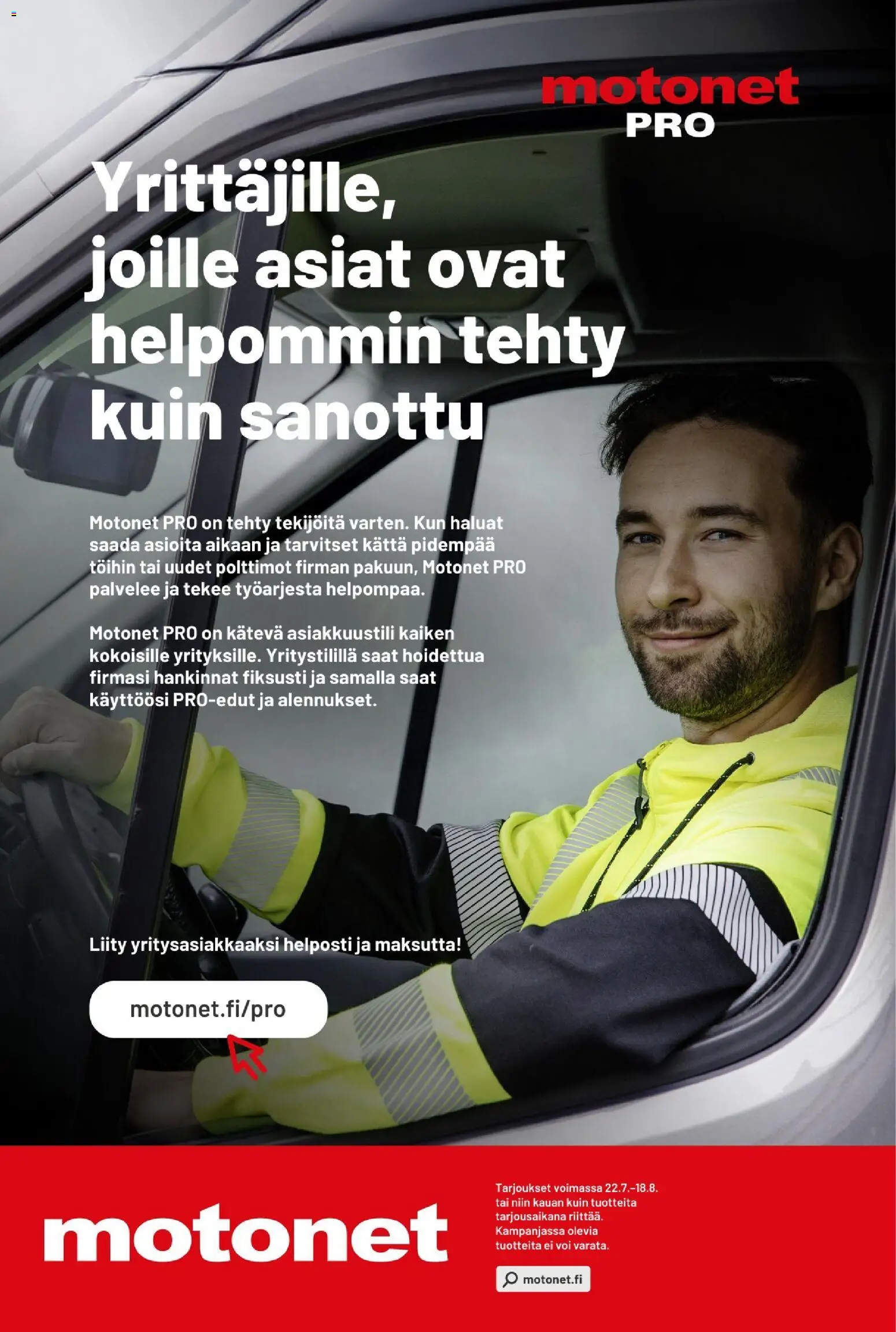 Motonet tarjoukset – voimassa 22/07/2026 alkaen | Sivu: 16 | Tuotteet: Voi