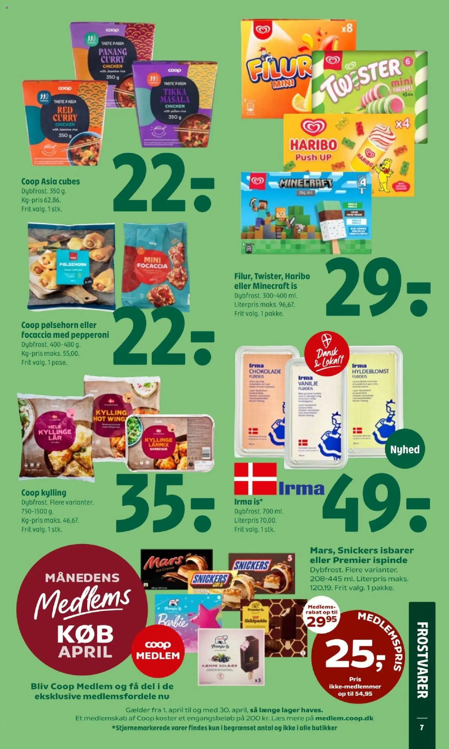 Coop 365 tilbudsavis – gyldig fra 09/04/2026 | Side: 9 | Produkter: Pølsehorn, Solbær, Vanilje, Focaccia