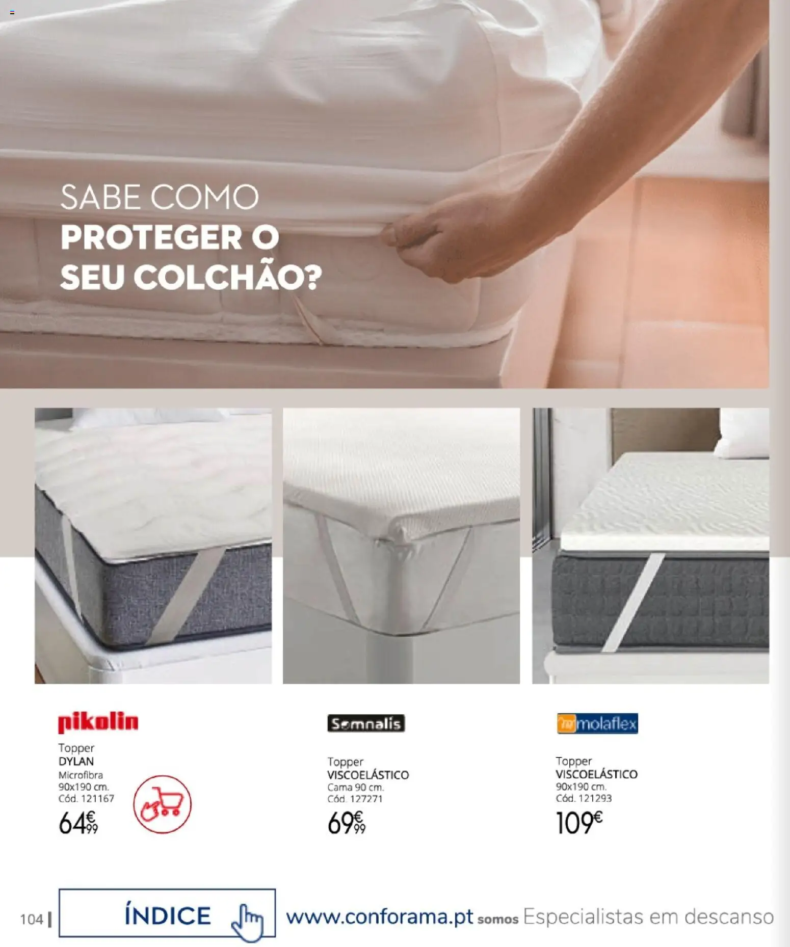 Conforama Camitis │ válido de 06/08/2026 | Página: 104 | Produtos: Cama, Colchão