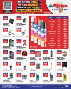 Africa Cash & Carry specials catalogue – valid from 30/07/2026 | Page: 39