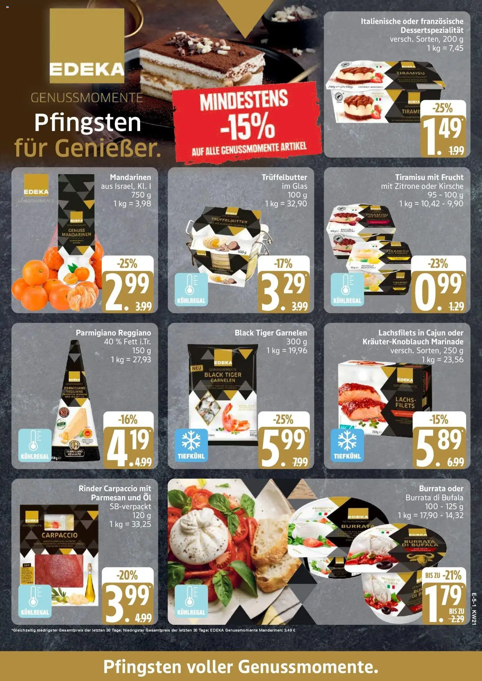 Edeka Prospekt Mölln – gültig ab 17.05.2026 | Seite: 5 | Produkte: Garnelen, Lachs, Zitrone, Tiger garnelen