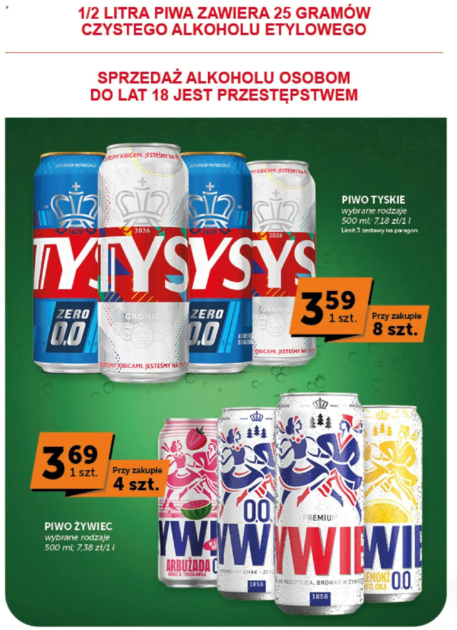 Groszek gazetka od 20.08.2026 | Strona: 38 | Produkty: Piwo tyskie, Tyskie, Piwo