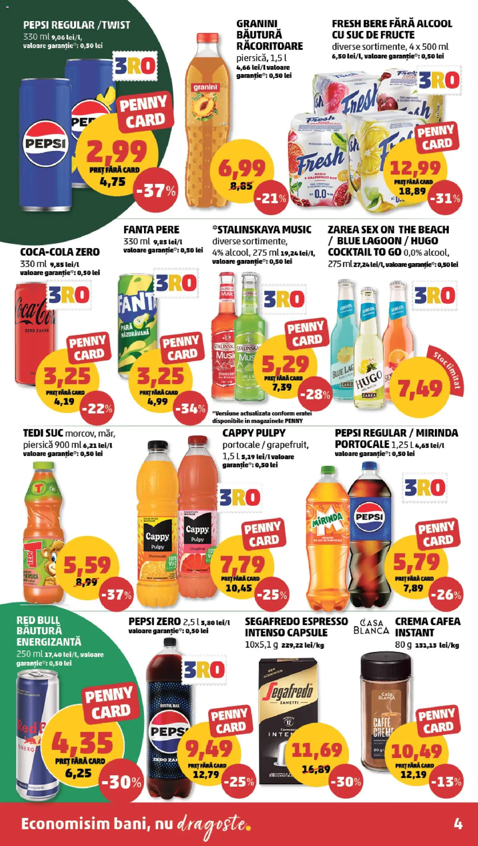 Noul catalog PENNY – valabil de la 08.07.2026 | Pagină: 4 | Produse: Köpek Sabunu, Cremă, Suc, Vodka