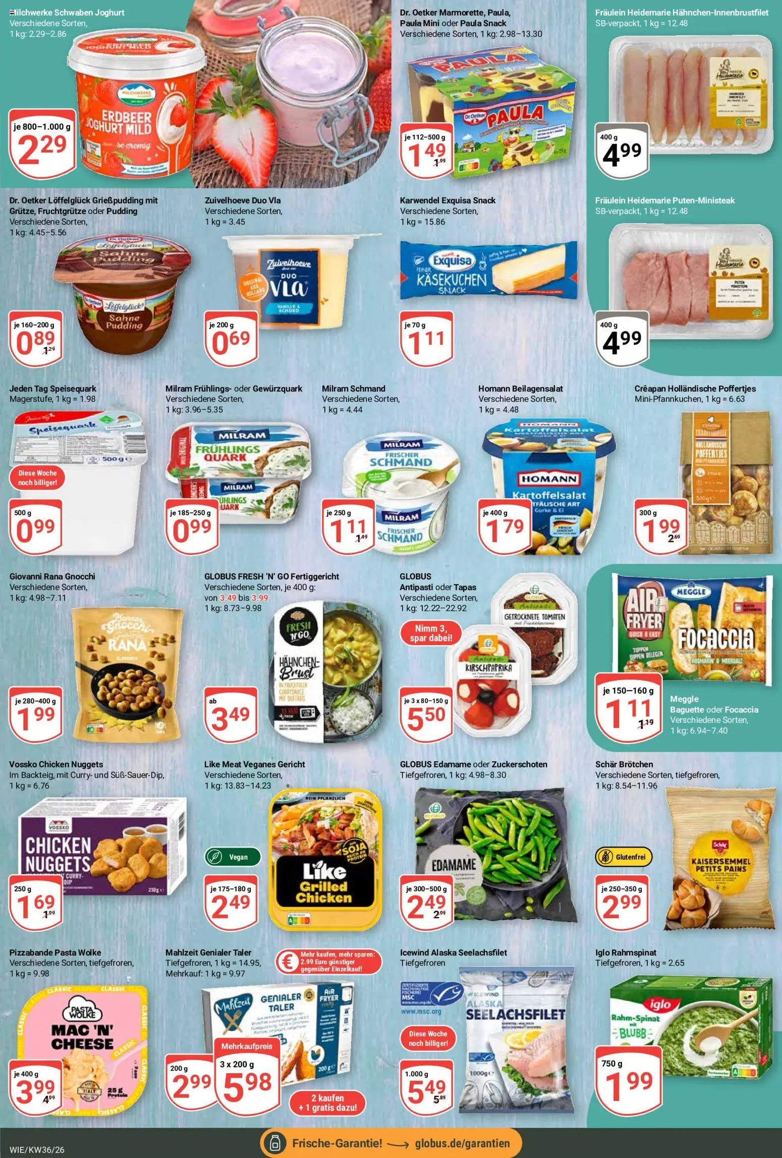 Globus Prospekt Waghäusel-Wiesental – gültig ab 31.08.2026 | Seite: 11 | Produkte: Joghurt, Tomaten, Like meat, Sahne