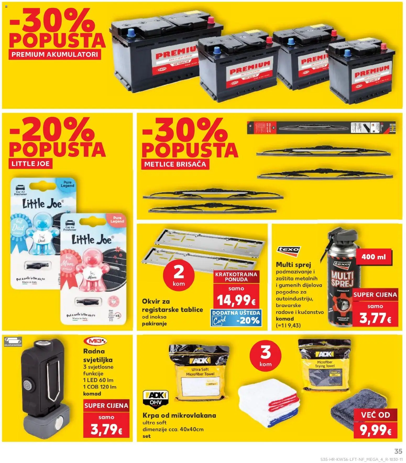 Kaufland katalog | vrijedi od 02.09.2026 | Stranica: 35 | Proizvodi: Svjetiljka, Krpa, Led, Krpa od mikrovlakana