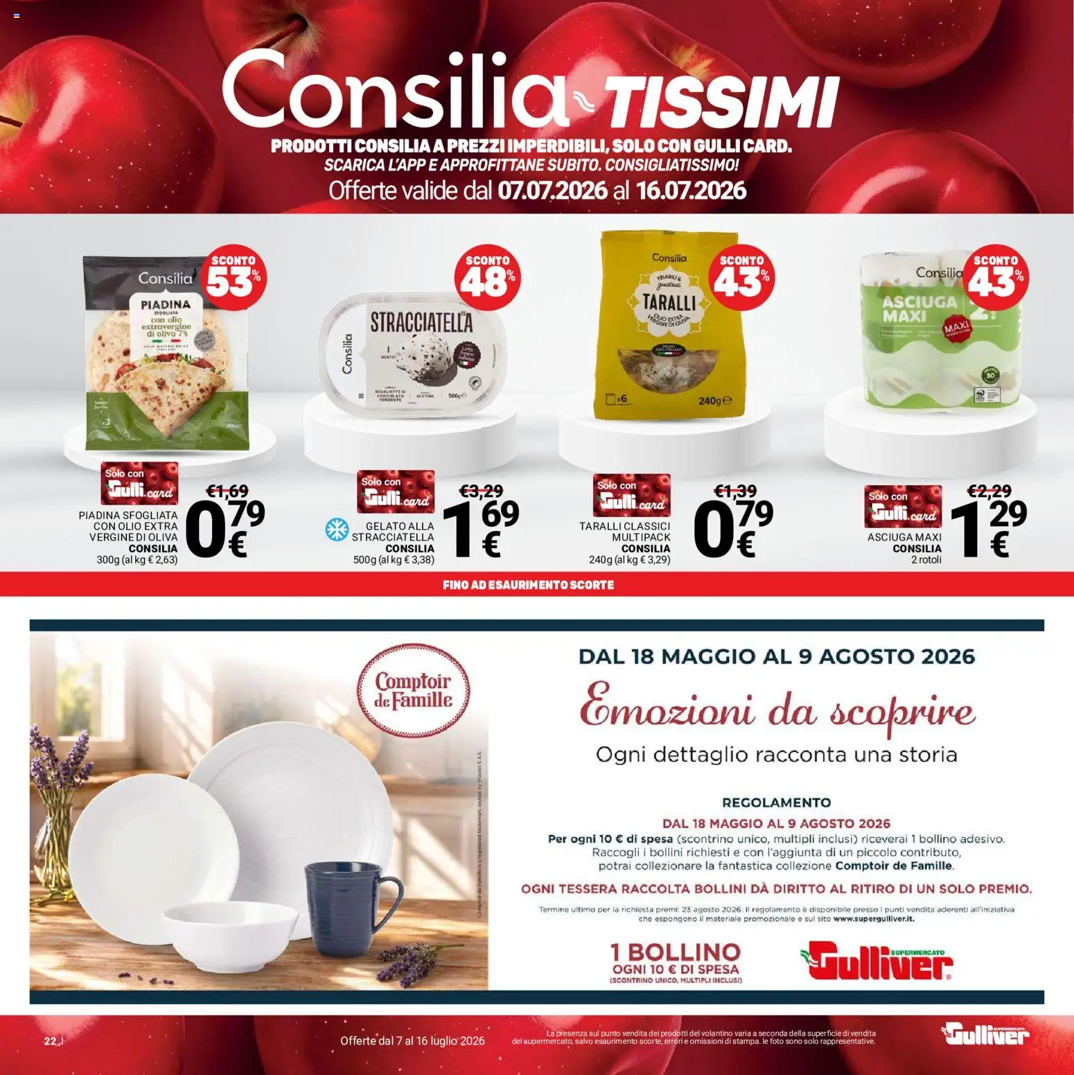 Volantino Gulliver del 07/07/2026 | Pagina: 22
