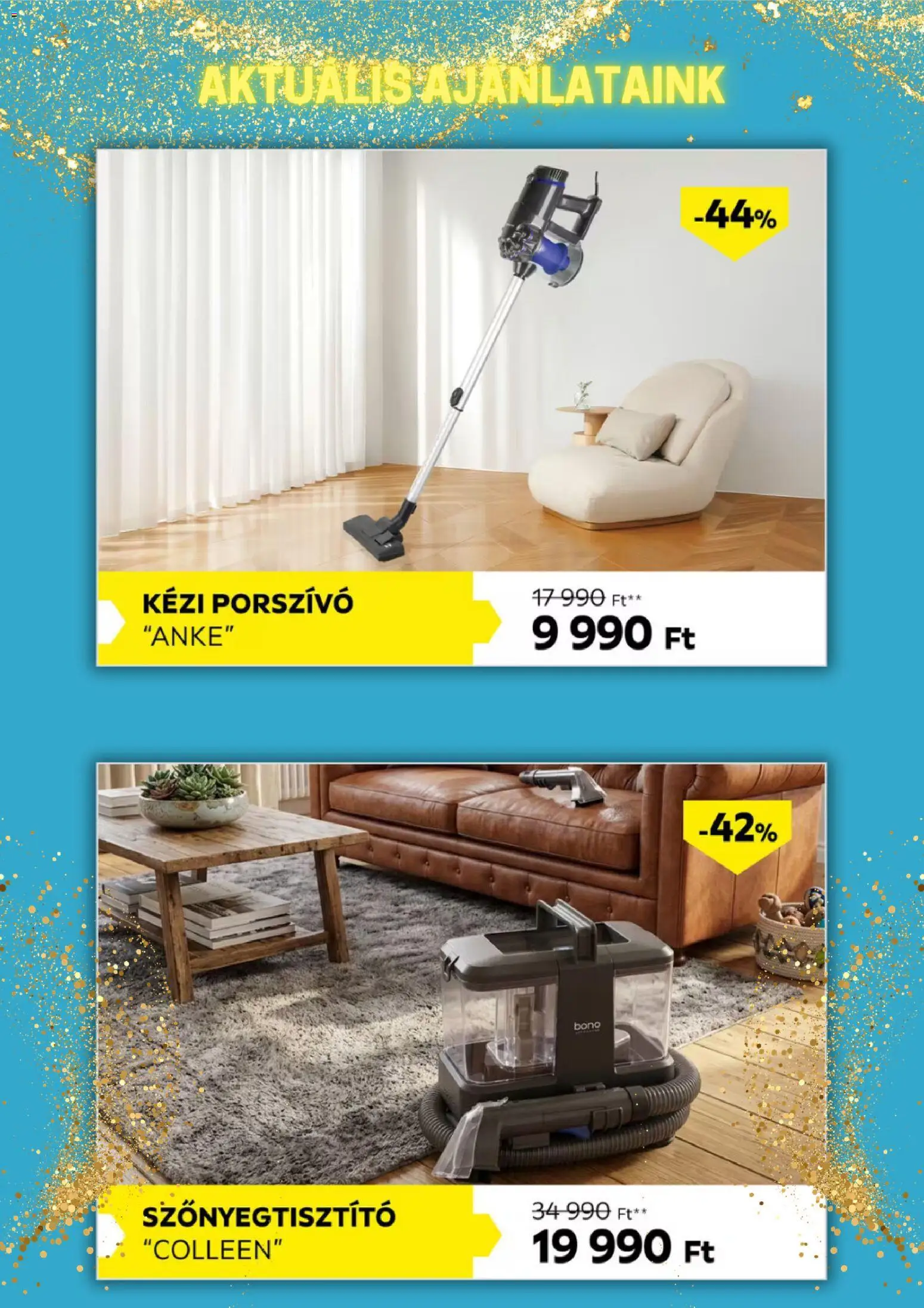 Möbelix akciós ujság - amely érvényes a következő dátumtól: 07.05.2026 | Oldal: 3 | Termékek: Porszívó