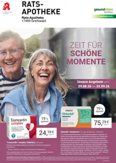 Angebote - Ihre Apotheke vor Ort: Jetzt alle Angebote auch online entdecken! ab 29.08.2026 gültig
