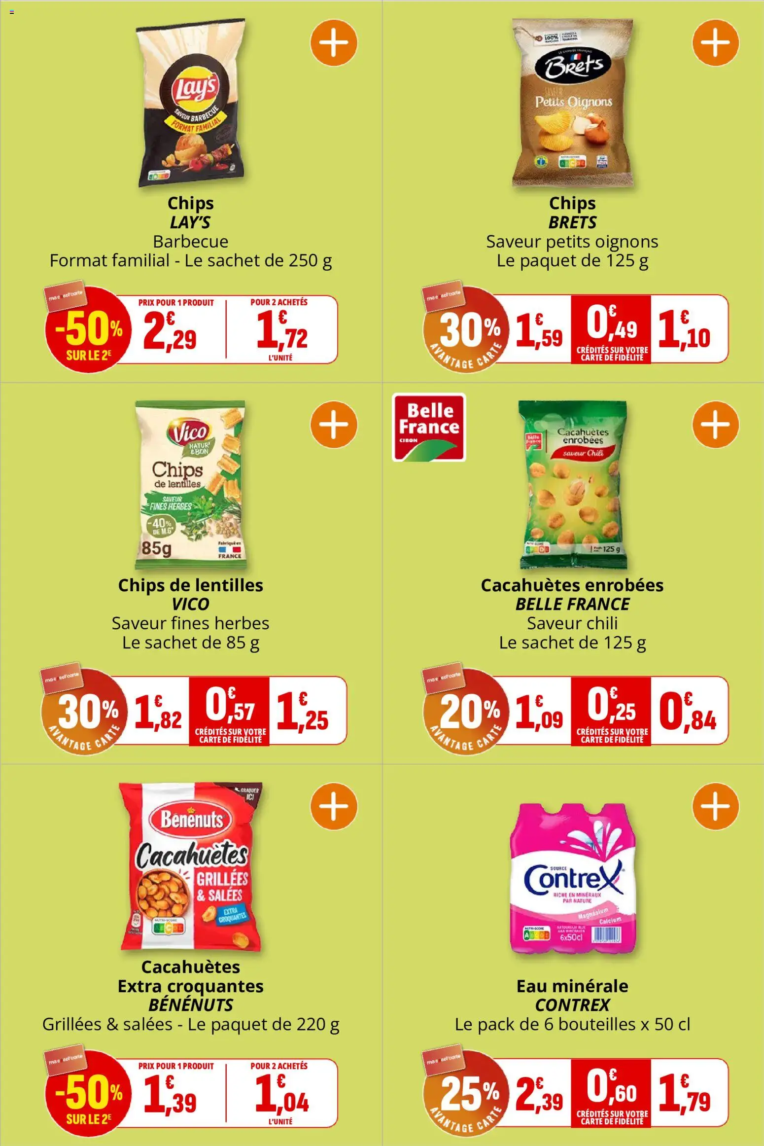{H1} | Page: 32 | Produits: Eau minérale, Cacahuetes grillees, Oignons, Cacahuètes enrobées