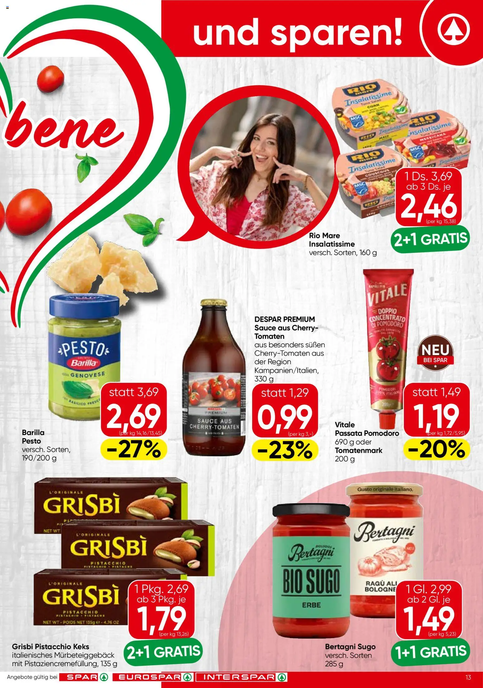 Spar Flugblatt - Wien gültig ab 01.07.2026 | Seite: 13 | Produkte: Tomaten