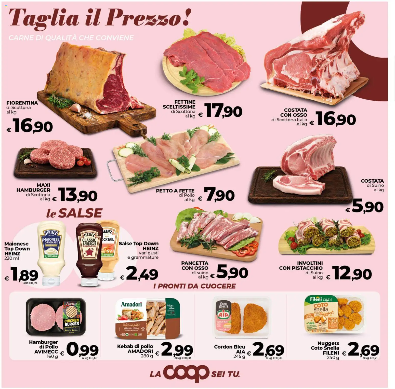 Volantino COOP del 30/07/2026 | Pagina: 16 | Prodotti: Pollo, Maionese, Top, Hamburger