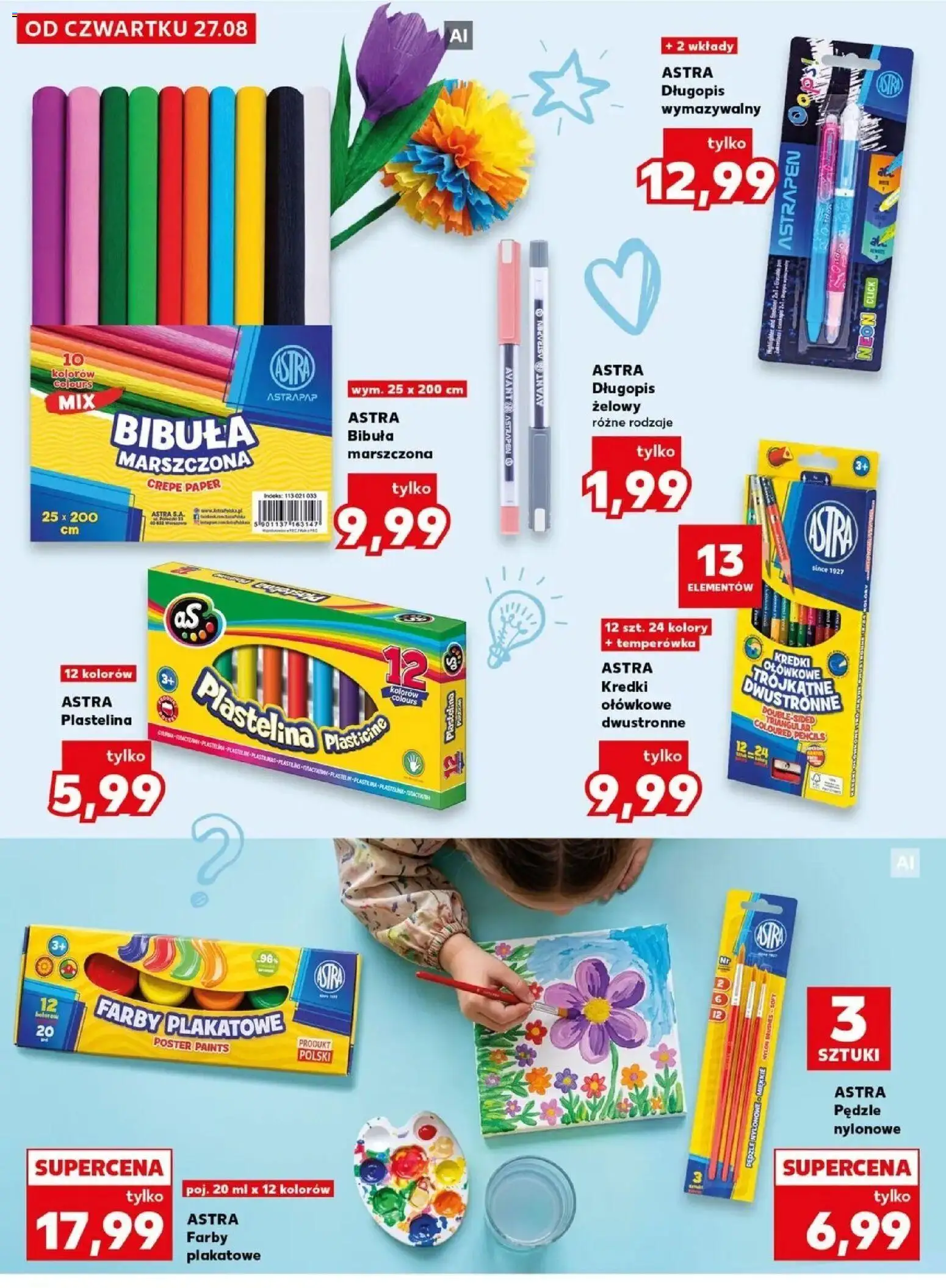 Kaufland Kaufland Wszystko do szkoły od 31.08.2026 - od jutra PDF | Strona: 12 | Produkty: Plastelina, Temperówka, Kredki