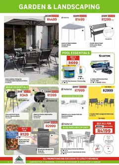 Leroy Merlin specials catalogue – valid from 01/09/2026 | Page: 4 | Products: Umbrella, Seater, Kettle, Sofa