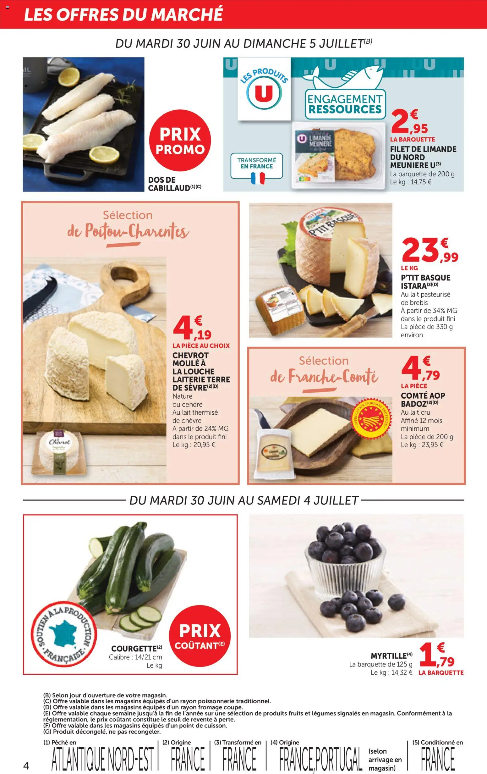 {H1} | Page: 4 | Produits: Pêche, Poissonnerie, Lait, Fromage
