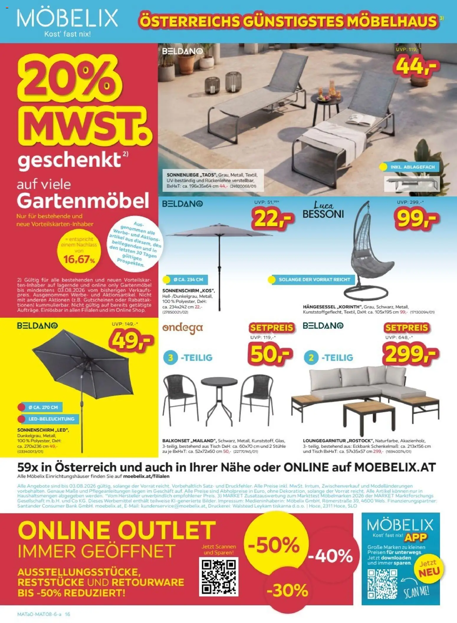 Möbelix Angebote gültig ab 27.07.2026 | Seite: 16