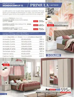 Anteprima del volantino Mondo Convenienza volantino valido a partire dal 01.04.2026 | Pagina: 14 | Prodotti: Letto matrimoniale, Contenitore, Letto, Armadio